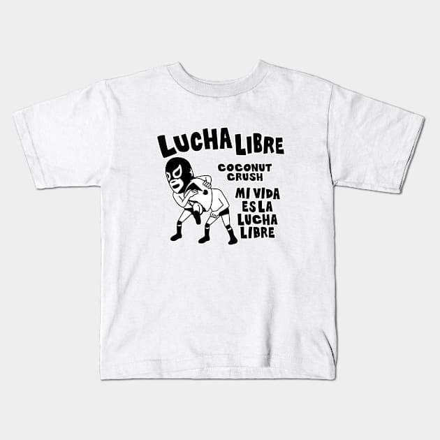 LUCHA#94mono Kids T-Shirt by RK58